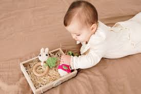 Babies explore the world through touch