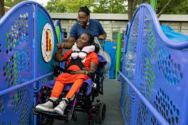 Inclusive play spaces bring children together