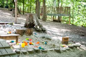 Outdoor play spaces connect kids with nature