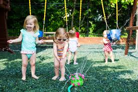 Water play calms and engages young minds